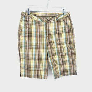 Riders Copper Womens Size 5/6M Yellow Brown Shorts